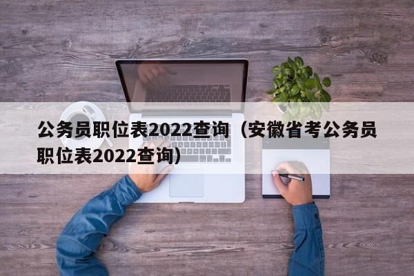 公务员职位表2022查询（安徽省考公务员职位表2022查询）