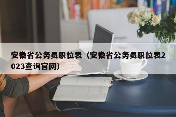 安徽省公务员职位表（安徽省公务员职位表2023查询官网）