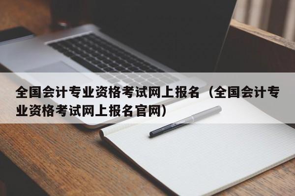 全国会计专业资格考试网上报名（全国会计专业资格考试网上报名官网）