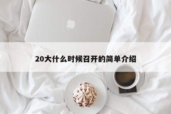 20大什么时候召开的简单介绍