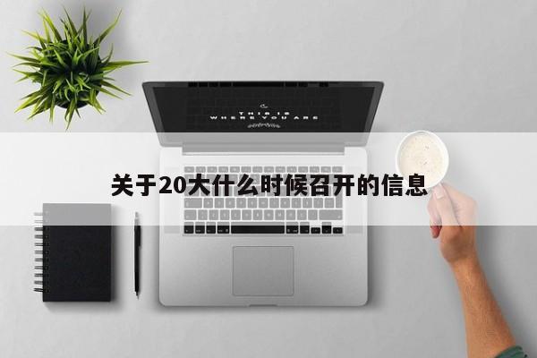 关于20大什么时候召开的信息